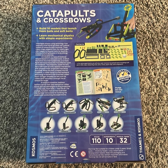 Thames and Cosmos Catapults and Crossbows STEM Construction Kit. - Picture 4 of 4